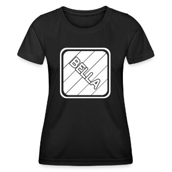 Nom de la fille Bella - T-shirt sport Femme - noir - Devant - AI Model Female 172 light (172cm)