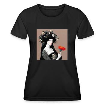 Elysia, digital painting - Women's Functional T-Shirt - black - Front - AI Model Female 172 light (172cm)