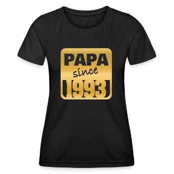 Papa 1993 - Frauen Funktions-T-Shirt - Schwarz - Vorne - AI Model Female 172 light (172cm)