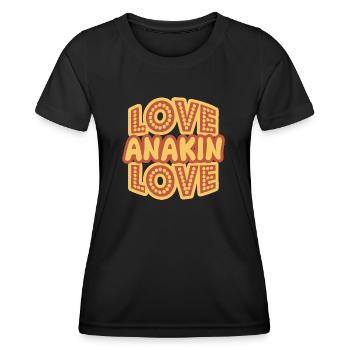 Cadeau pour Anakin - T-shirt sport Femme - noir - Devant - AI Model Female 172 light (172cm)