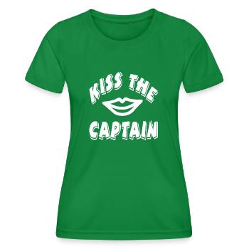 Capitaine - T-shirt sport Femme - vert - Devant - AI Model Female 172 dark (172cm)