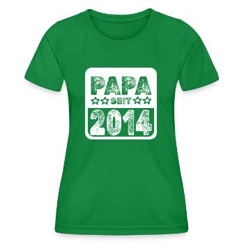 depuis 2014 - T-shirt sport Femme - vert - Devant - AI Model Female 172 dark (172cm)
