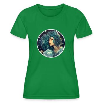 Science-fiction Fantasy - T-shirt sport Femme - vert - Devant - AI Model Female 172 dark (172cm)
