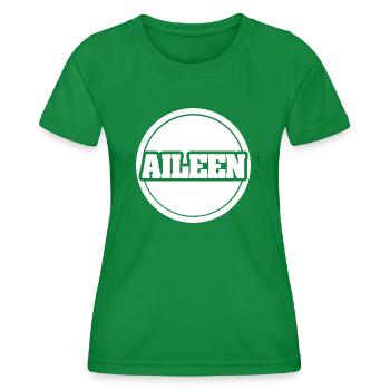Vorname Aileen - Frauen Funktions-T-Shirt - Kelly Green - Vorne - AI Model Female 172 dark (172cm)