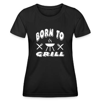 Grill - Women's Functional T-Shirt - black - Front - AI Model Female 172 light (172cm)