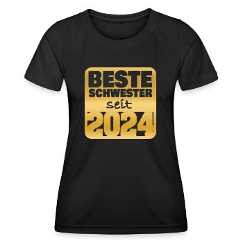 Sister 2024 - Women's Functional T-Shirt - black - Front - AI Model Female 172 light (172cm)