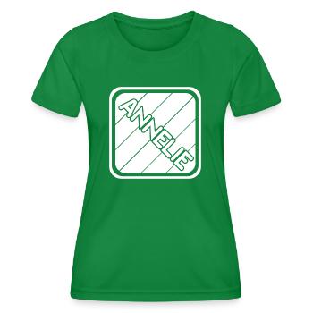 Annelie als Mädchenname - Frauen Funktions-T-Shirt - Kelly Green - Vorne - AI Model Female 172 dark (172cm)