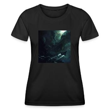 Dark Space - Women's Functional T-Shirt - black - Front - AI Model Female 172 light (172cm)