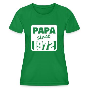 Vater 1972 - Frauen Funktions-T-Shirt - Kelly Green - Vorne - AI Model Female 172 dark (172cm)