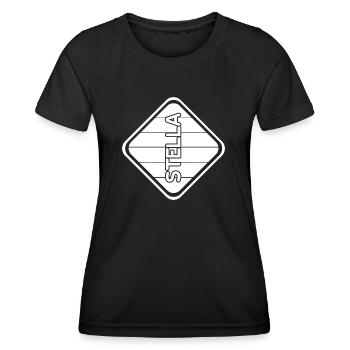 Gift for Stella - Women's Functional T-Shirt - black - Front - AI Model Female 172 light (172cm)