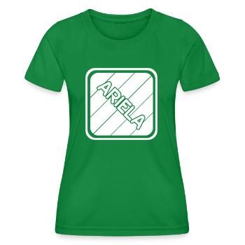 Maiden name Ariela - Women's Functional T-Shirt - kelly green - Front - AI Model Female 172 dark (172cm)