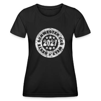 Sister 2027 - Women's Functional T-Shirt - black - Front - AI Model Female 172 light (172cm)