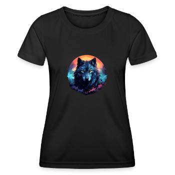 Dark Wolf - Women's Functional T-Shirt - black - Front - AI Model Female 172 light (172cm)