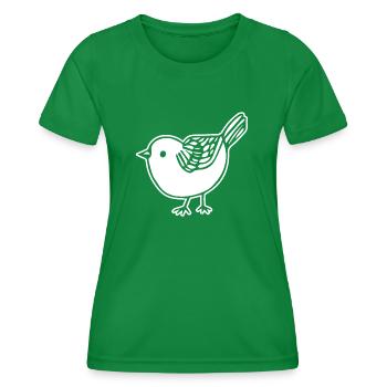 Vogel - Frauen Funktions-T-Shirt - Kelly Green - Vorne - AI Model Female 172 dark (172cm)