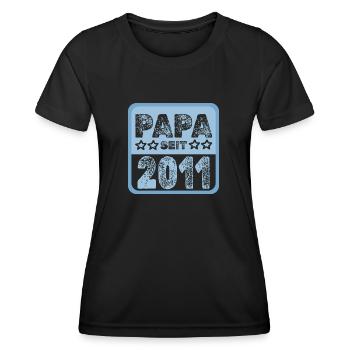 Papa 2011 - Frauen Funktions-T-Shirt - Schwarz - Vorne - AI Model Female 172 light (172cm)