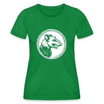 Opossum - T-shirt sport Femme - vert - Devant - AI Model Female 172 dark (172cm)