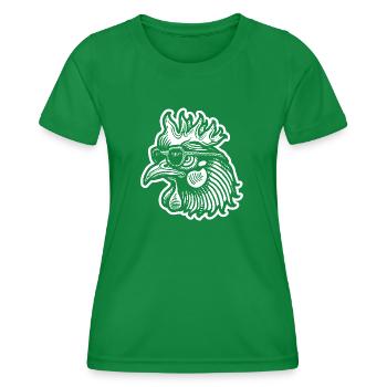 Chicken Chicken Coop - Women's Functional T-Shirt - kelly green - Front - AI Model Female 172 dark (172cm)
