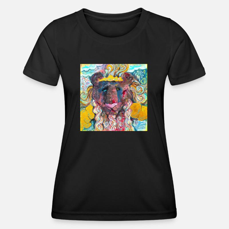 Warrior Lion - Women's Functional T-Shirt - black