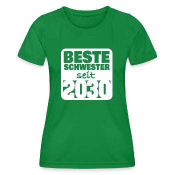Frères et sœurs 2030 - T-shirt sport Femme - vert - Devant - AI Model Female 172 dark (172cm)
