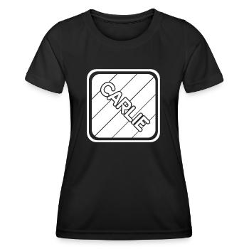 Maiden name Carlie - Women's Functional T-Shirt - black - Front - AI Model Female 172 light (172cm)