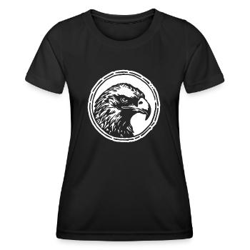 Eagle Eagle Head - Women's Functional T-Shirt - black - Front - AI Model Female 172 light (172cm)