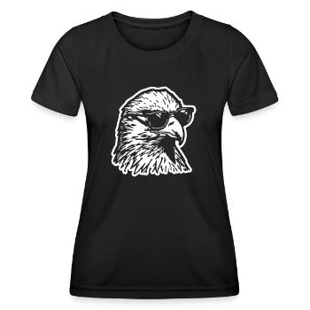 Eagle Eagle Head - Women's Functional T-Shirt - black - Front - AI Model Female 172 light (172cm)