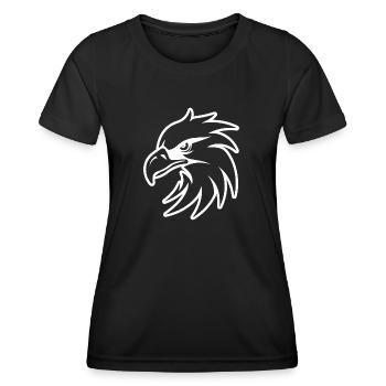 Eagle Eagle Head - Women's Functional T-Shirt - black - Front - AI Model Female 172 light (172cm)