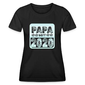 Papa 2020 - Frauen Funktions-T-Shirt - Schwarz - Vorne - AI Model Female 172 light (172cm)