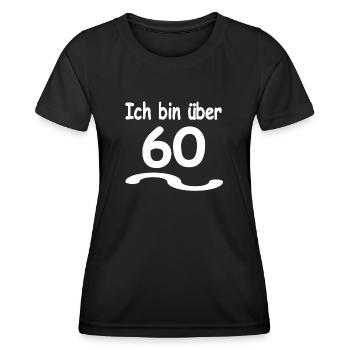 Opa - Frauen Funktions-T-Shirt - Schwarz - Vorne - AI Model Female 172 light (172cm)