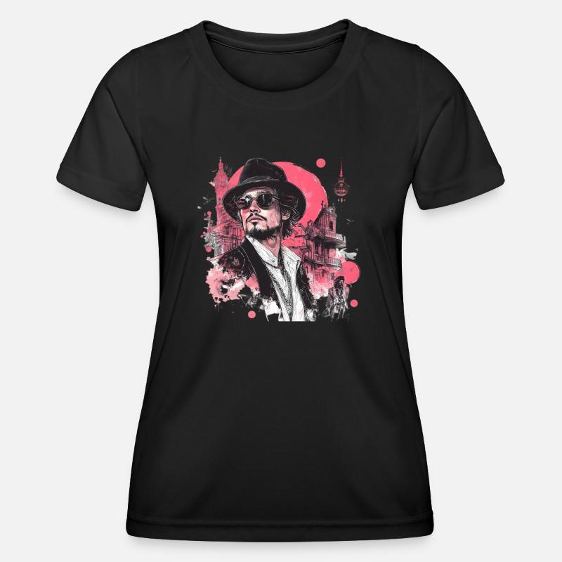 Where retro meets modern ! - Women's Functional T-Shirt - black