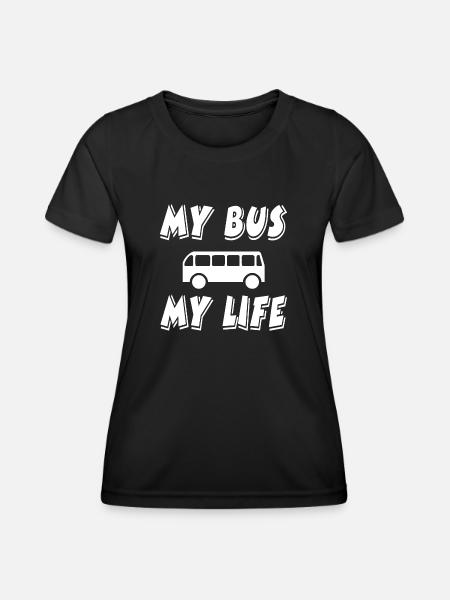 Bus - T-shirt sport Femme - noir