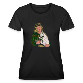 Cozy Christmas, celebrations with friends - Women's Functional T-Shirt - black - Front - AI Model Female 172 light (172cm)