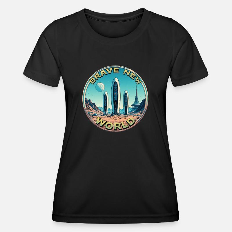 Brave New World 00345122 - Women's Functional T-Shirt - black