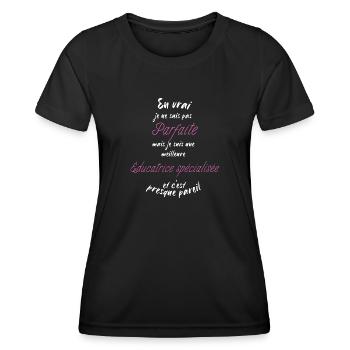 I am the best Specialized Educator - Women's Functional T-Shirt - black - Front - AI Model Female 172 light (172cm)
