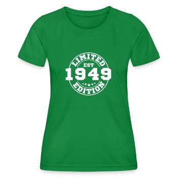 1949 Limited Edition - Women's Functional T-Shirt - kelly green - Front - AI Model Female 172 dark (172cm)