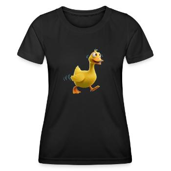 Golden Goose Mystery: A Fairytale Retold - Women's Functional T-Shirt - black - Front - AI Model Female 172 light (172cm)
