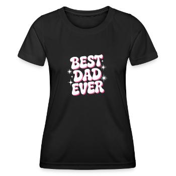 Bester Vater aller Zeiten - Frauen Funktions-T-Shirt - Schwarz - Vorne - AI Model Female 172 light (172cm)