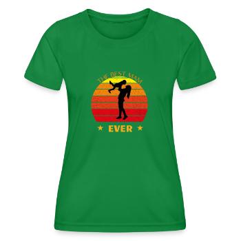 Die beste Mama aller Zeiten - Frauen Funktions-T-Shirt - Kelly Green - Vorne - AI Model Female 172 dark (172cm)