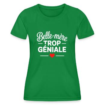 Stiefmutter zu toll - Frauen Funktions-T-Shirt - Kelly Green - Vorne - AI Model Female 172 dark (172cm)