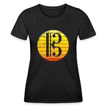 Viola Key Viola Viola Violist - Women's Functional T-Shirt - black - Front - AI Model Female 172 light (172cm)