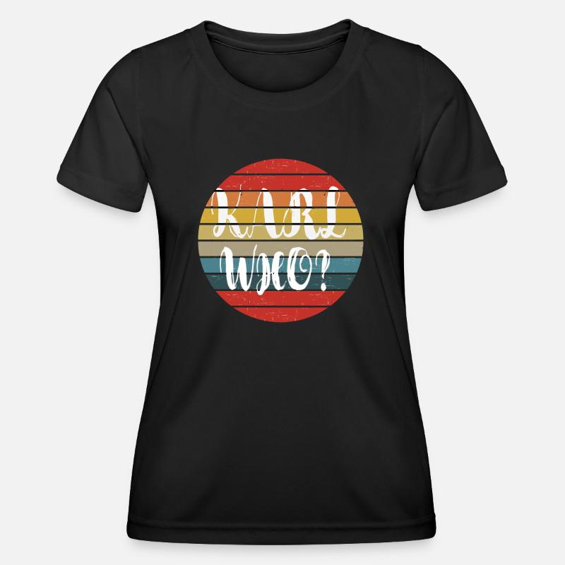 Karl Who? - Women's Functional T-Shirt - black