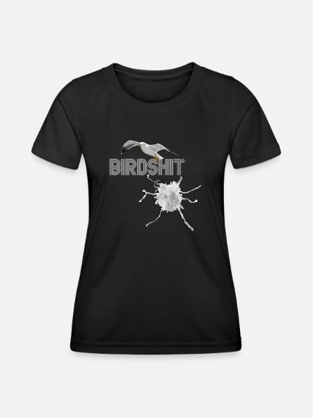 Birdshirt -ROBHILLPRODUCTIONS - Women's Functional T-Shirt - black