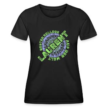 Job Laurent - Frauen Funktions-T-Shirt - Schwarz - Vorne - AI Model Female 172 light (172cm)
