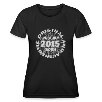 Year 2015 - Women's Functional T-Shirt - black - Front - AI Model Female 172 light (172cm)