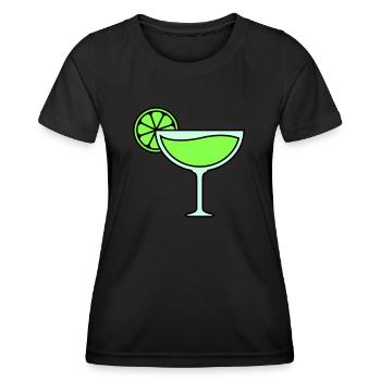 cocktail - T-shirt sport Femme - noir - Devant - AI Model Female 172 light (172cm)