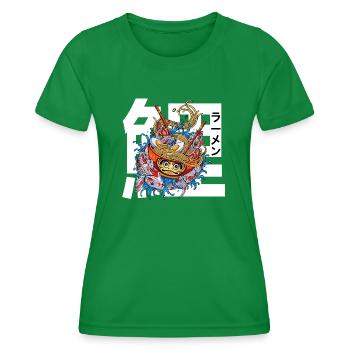 Bol de ramen japonais - T-shirt sport Femme - vert - Devant - AI Model Female 172 dark (172cm)