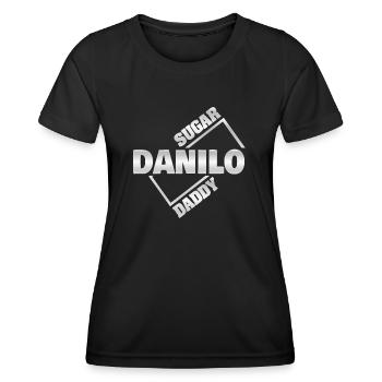 Sugar daddy Danilo - T-shirt sport Femme - noir - Devant - AI Model Female 172 light (172cm)
