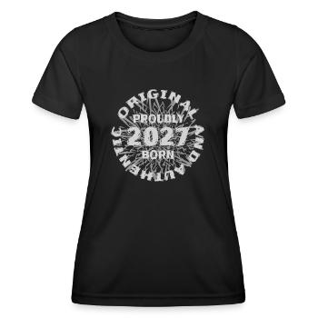 Job 2027 - Women's Functional T-Shirt - black - Front - AI Model Female 172 light (172cm)