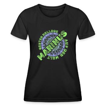 Marinus as an employee - Women's Functional T-Shirt - black - Front - AI Model Female 172 light (172cm)