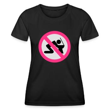alcohol - Women's Functional T-Shirt - black - Front - AI Model Female 172 light (172cm)